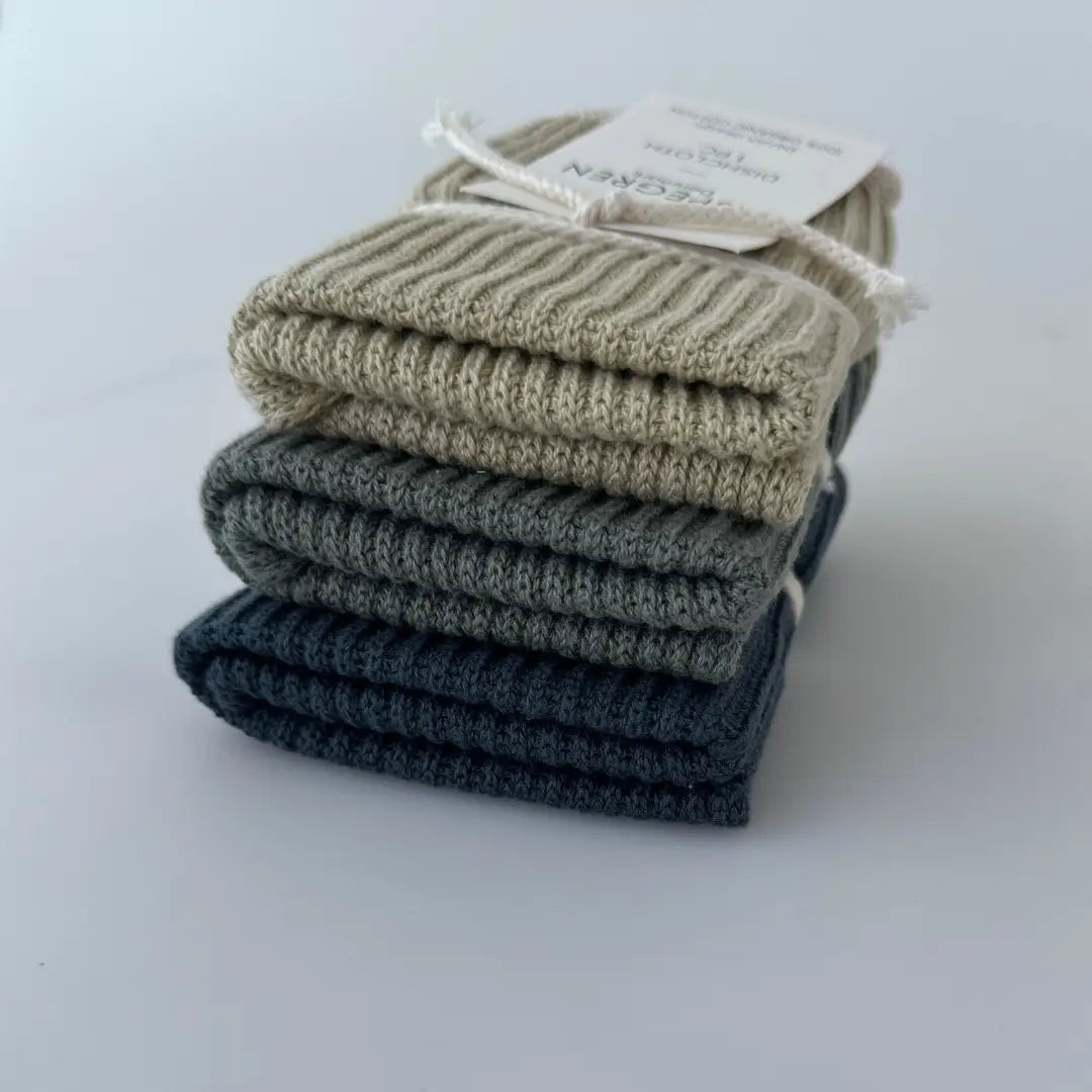 Spüllappen gestrickt Ripple Sea grass