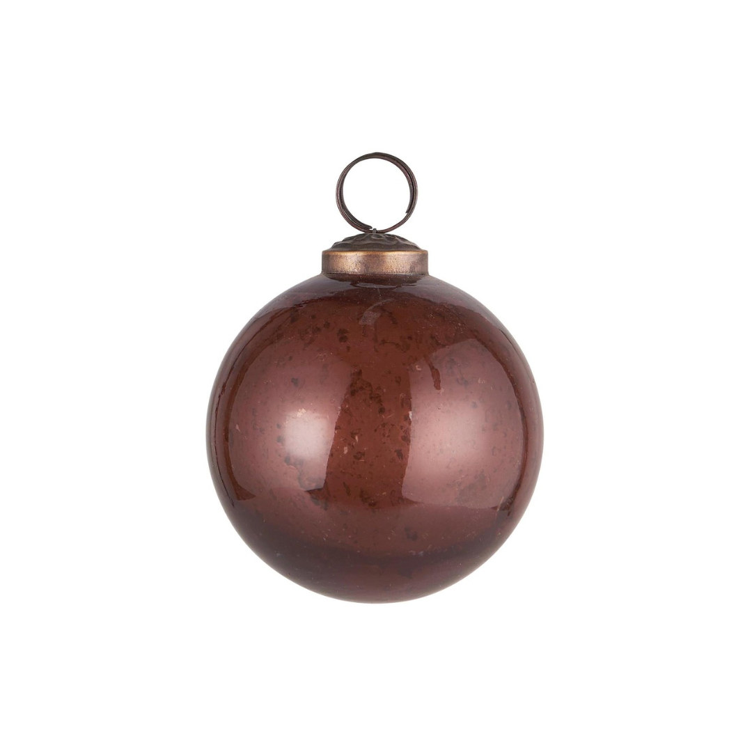 Weihnachtskugel almond