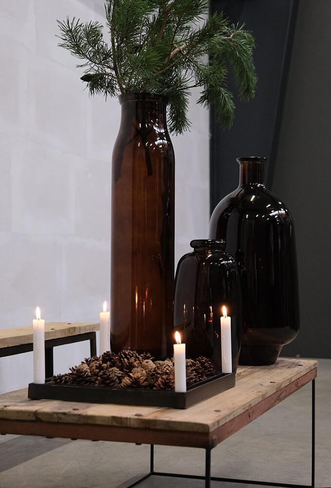 Lucia Adventskerzenhalter quadratisch