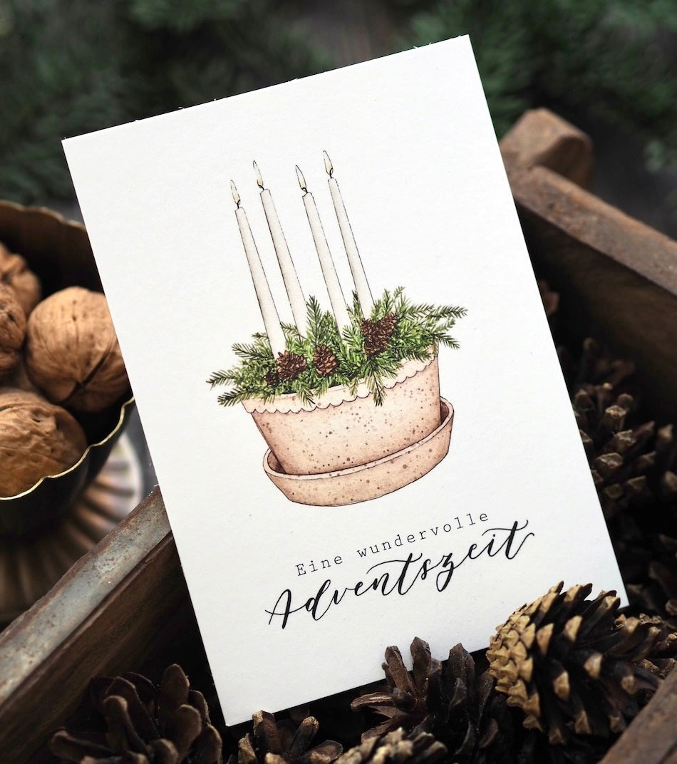 Postkarte „Adventszeit“