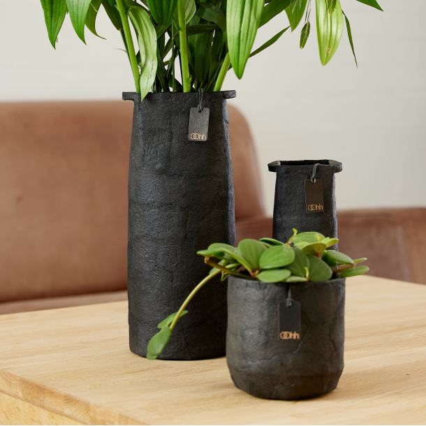 Pulp Vase hoch Lübech Living schwarz
