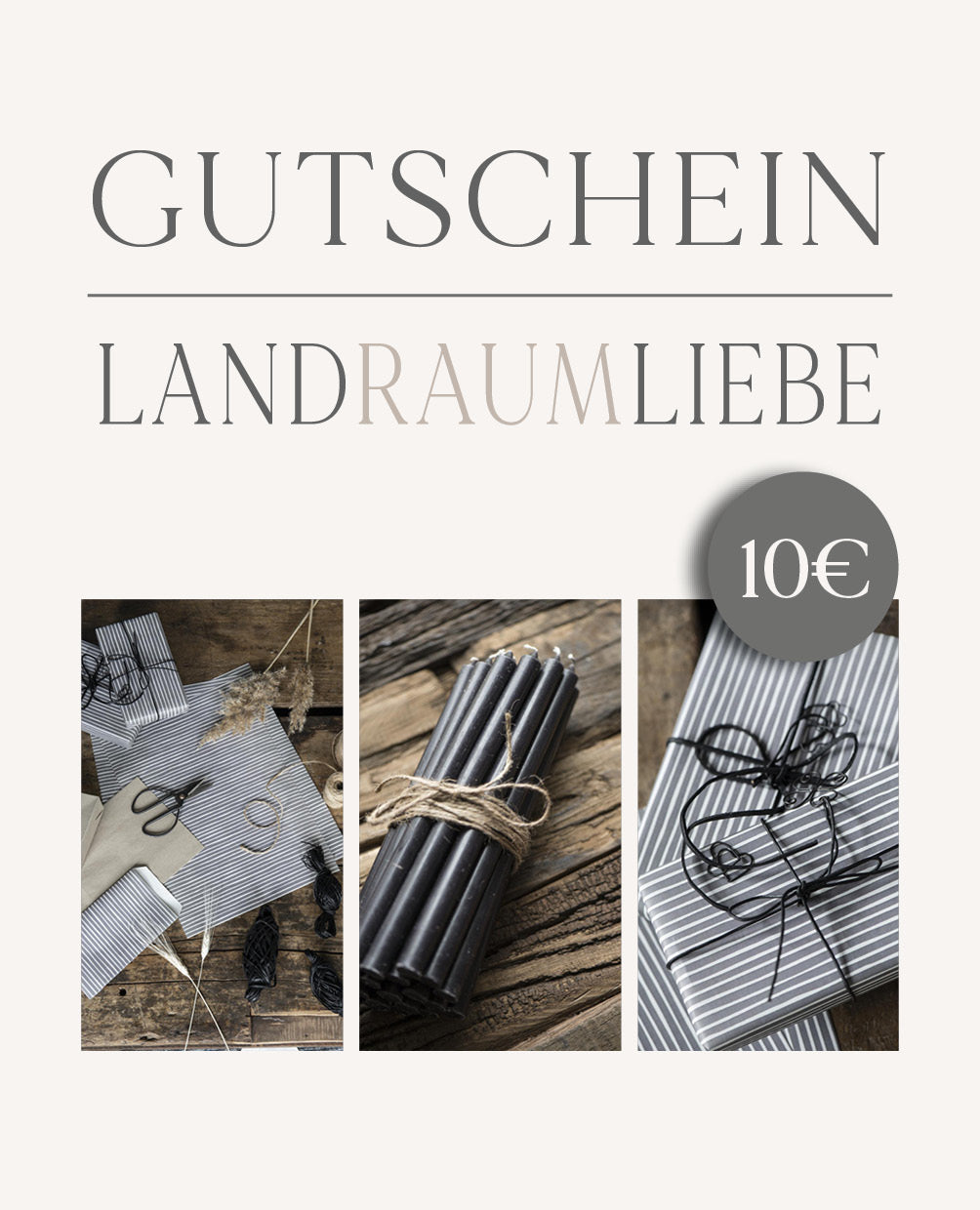 Geschenkgutschein 10€