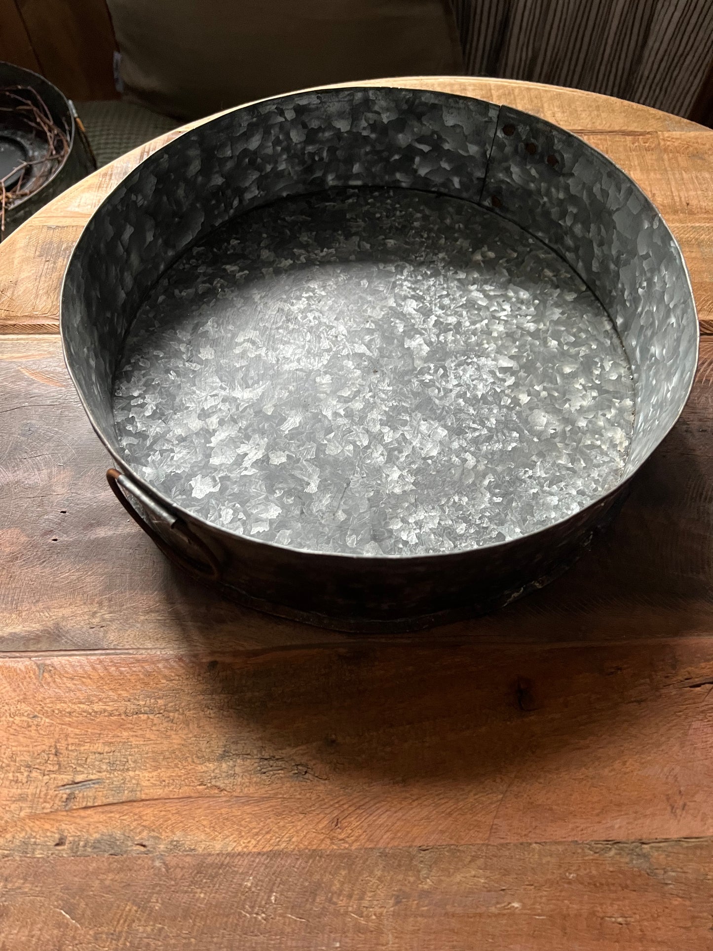 Zinktablett mit Griffen