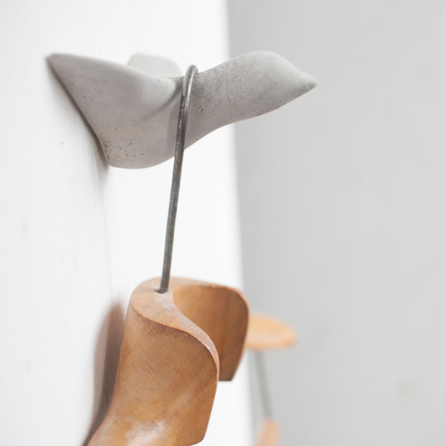 Wandhaken Vogel Beton groß