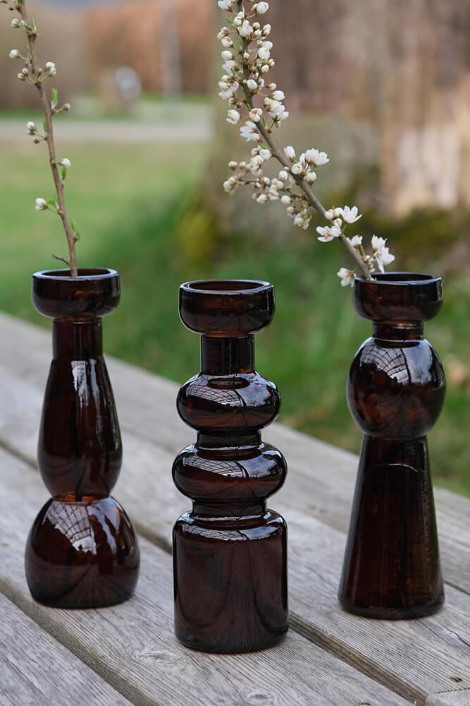 Dias Vase schoko
