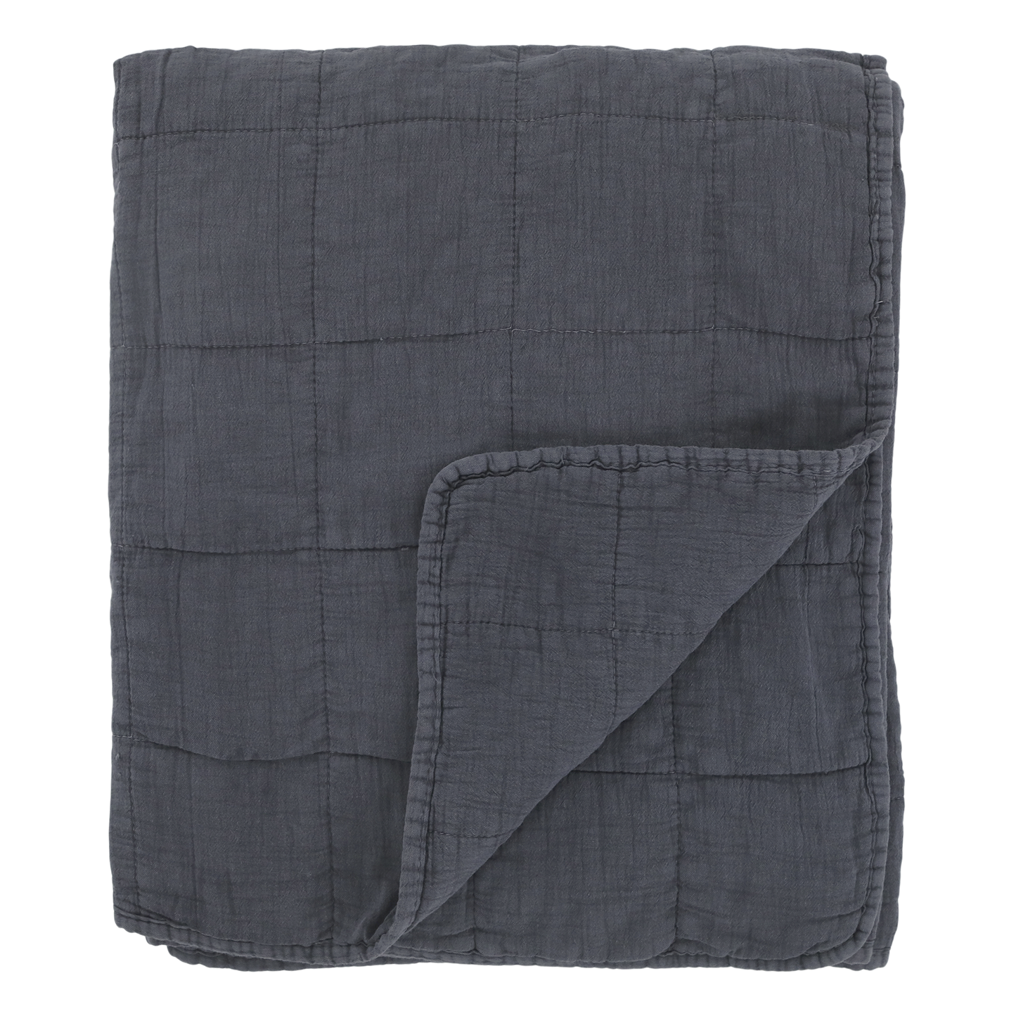 Aix Vintage Quilt dunkelgrau, Chic Antique