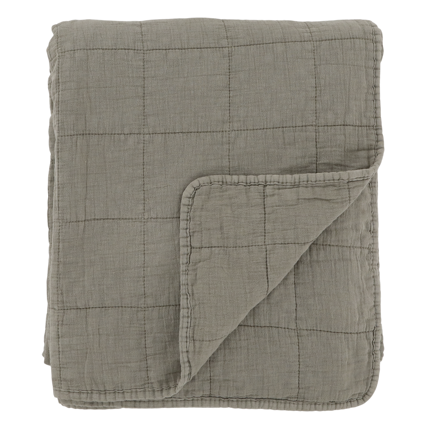 Aix Vintage Quilt Eukalyptus, Chic Antique