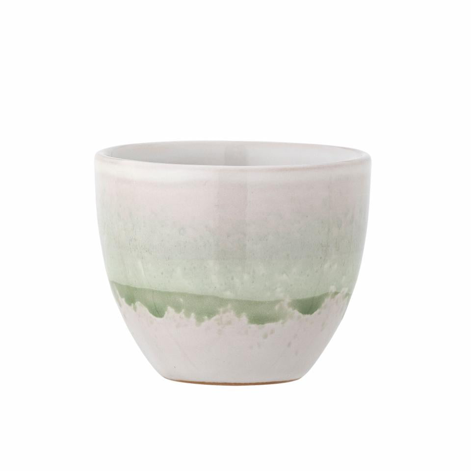 Tasse Paula grün/weiss Bloomingville