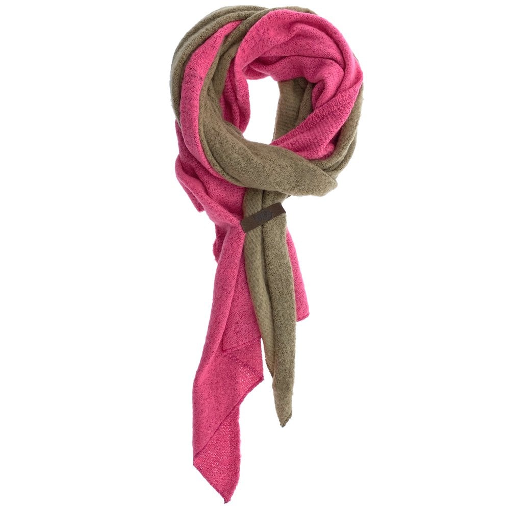 Schal Fem camel/pink