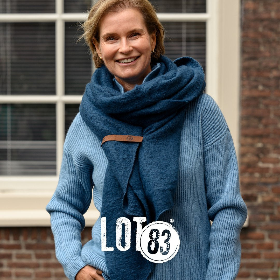 Schal Fem blau Lot83