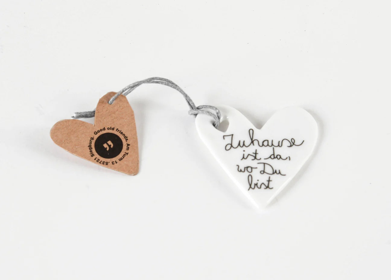 Herztaler „Good old Friends“ Zuhause…