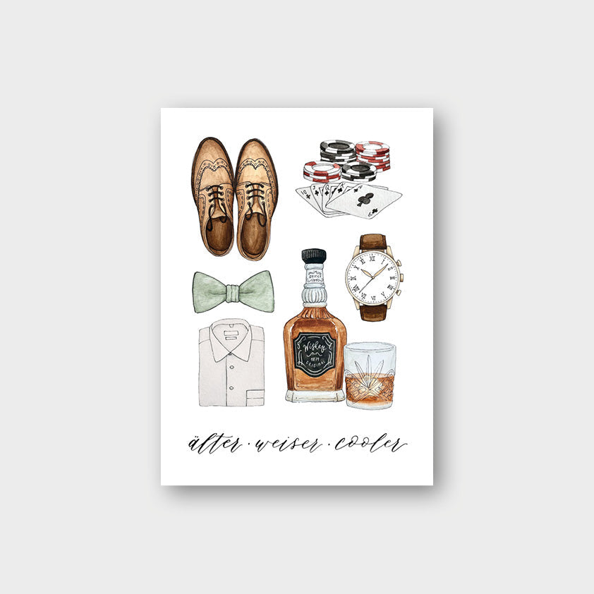 Postkarte „Gentleman“