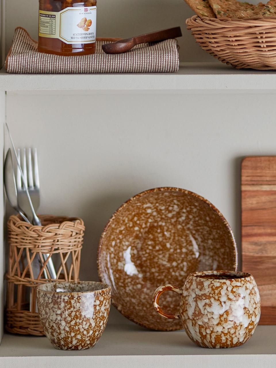 Tasse Paula braun/weiss Bloomingville