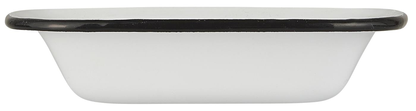 Seifenschale Emaille weiss Ib Laursen