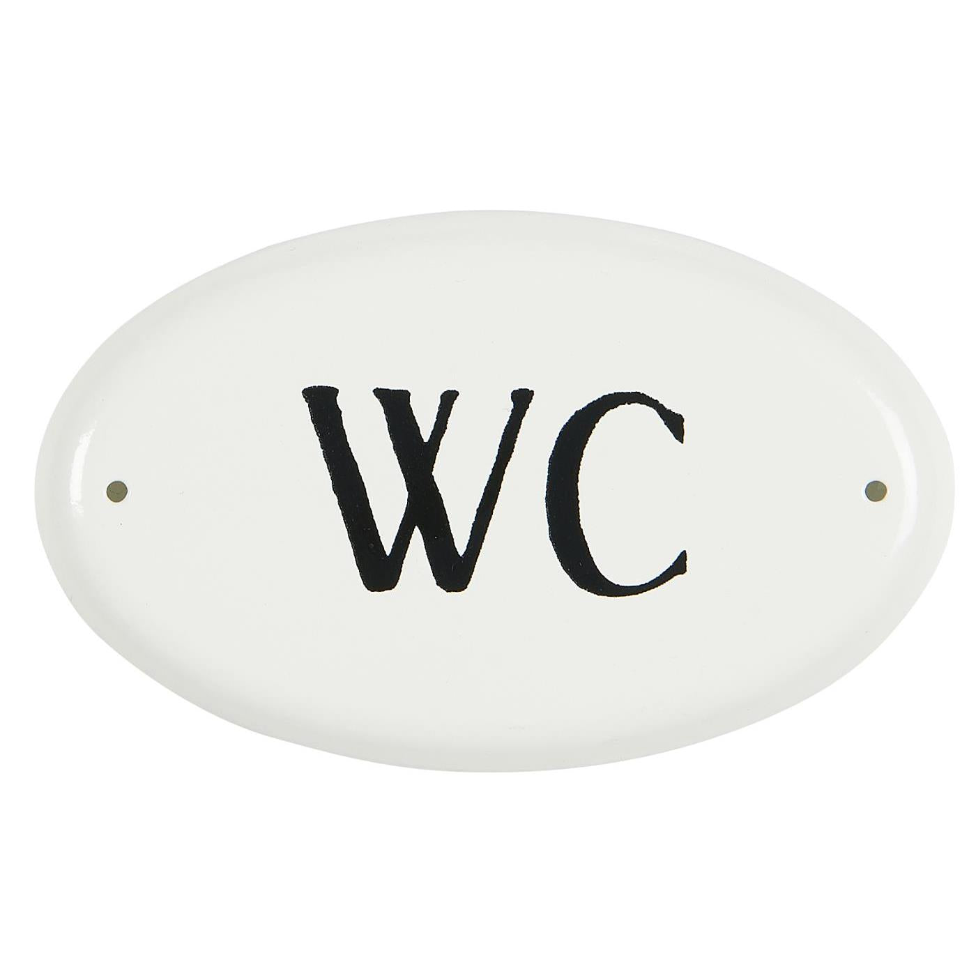 Metallschild „WC“ Ib Laursen
