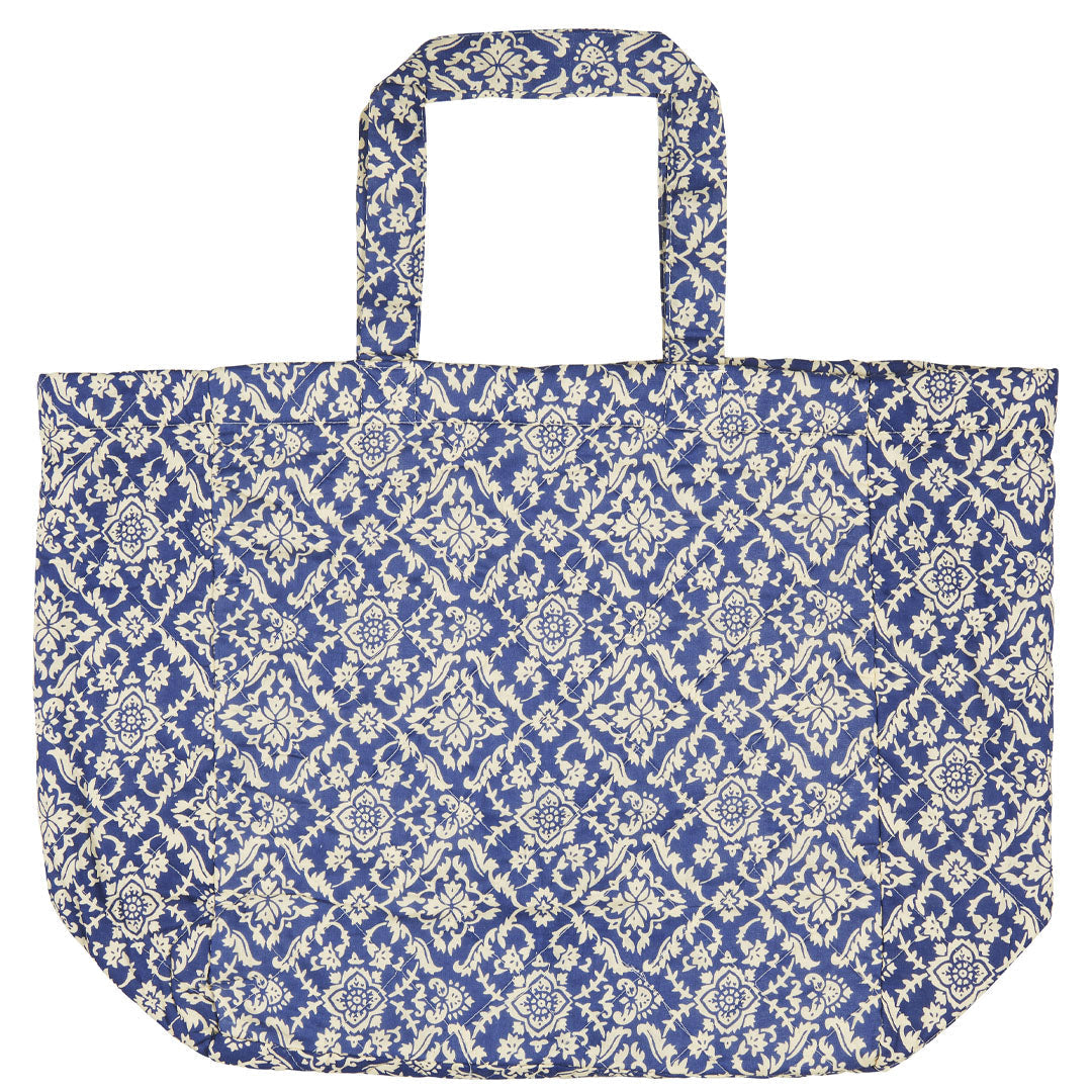 Tasche mit Blockmuster blau Ib laursen