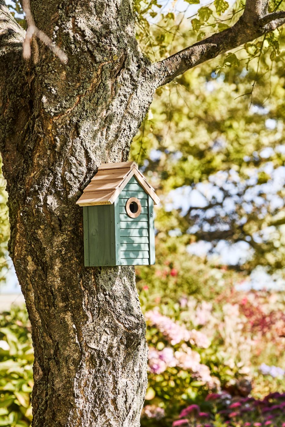 Vogelhäuschen petrol/natur ib Laursen