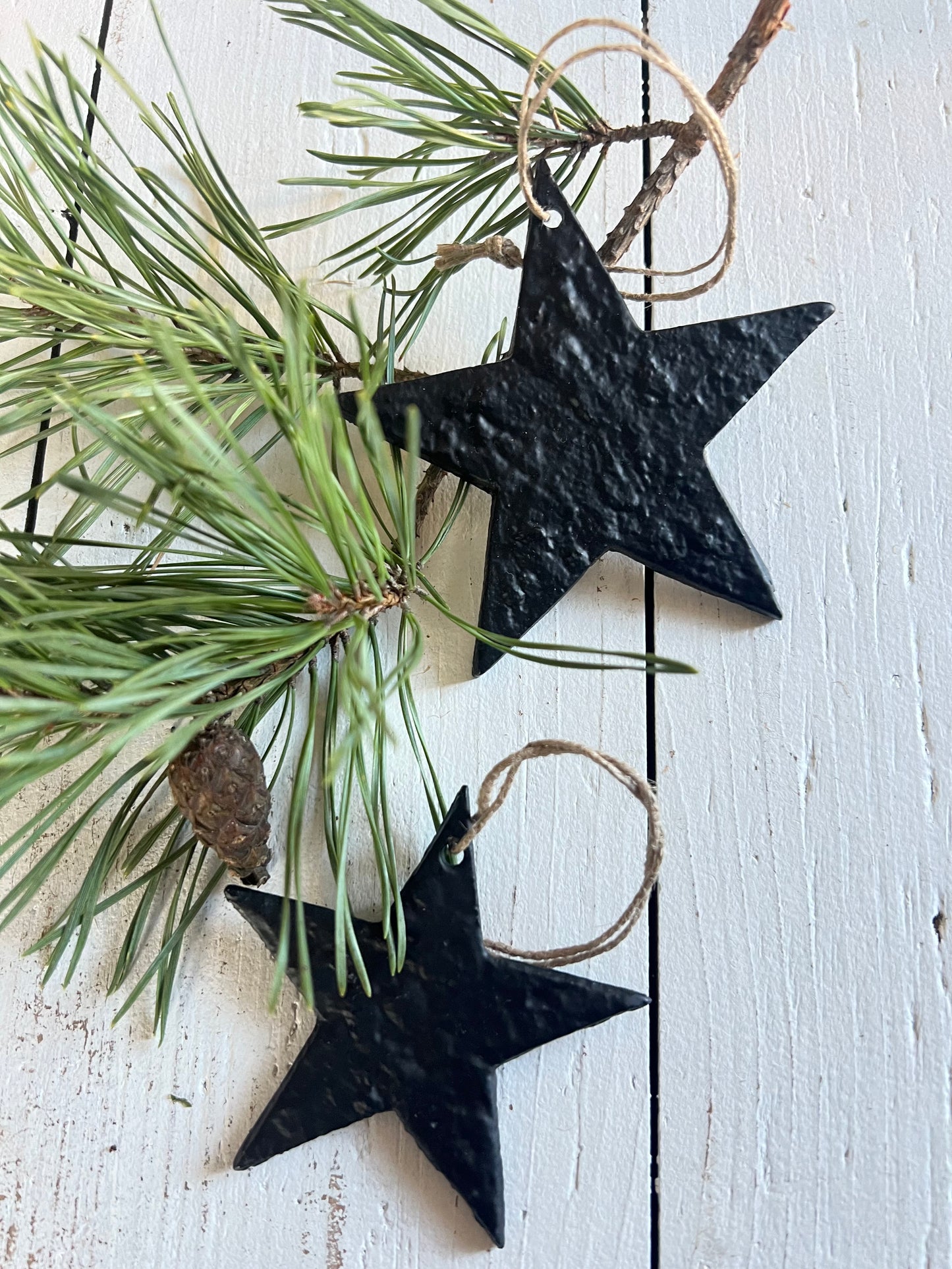 Stern Hänger schwarz Sobre 9 cm