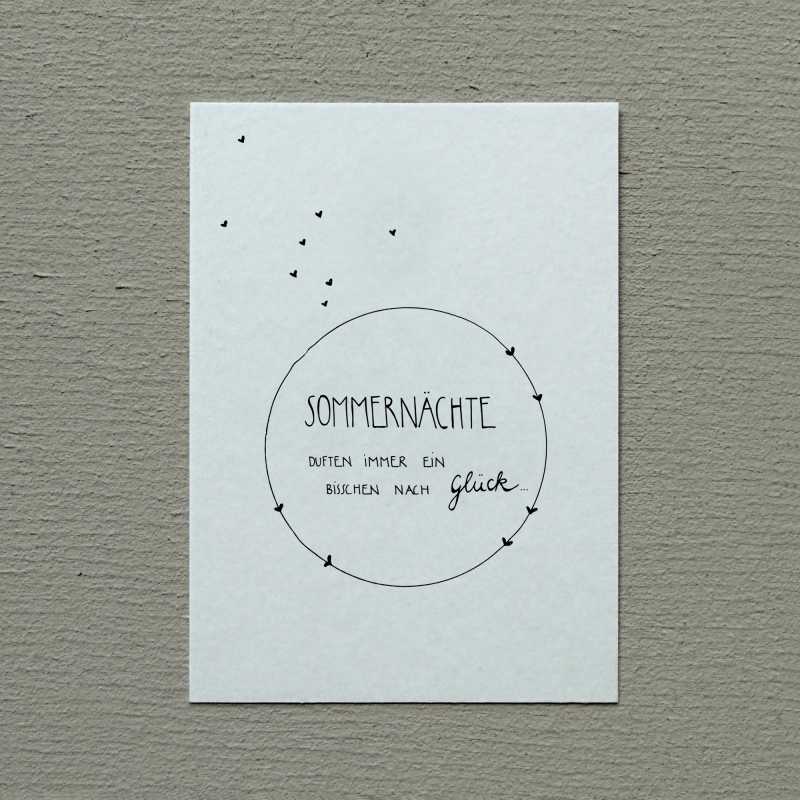 Postkarte „Sommernächte“ Slowlay