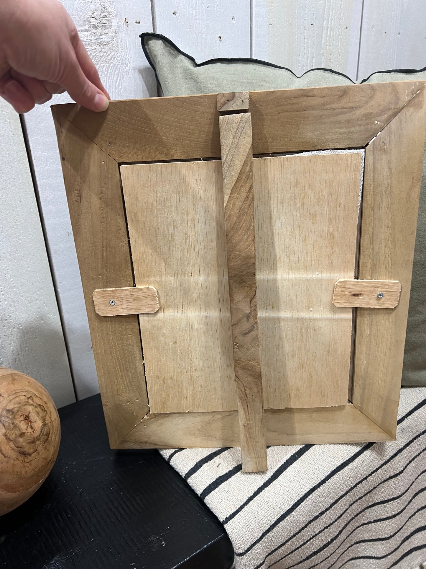 Holzrahmen zum Stellen