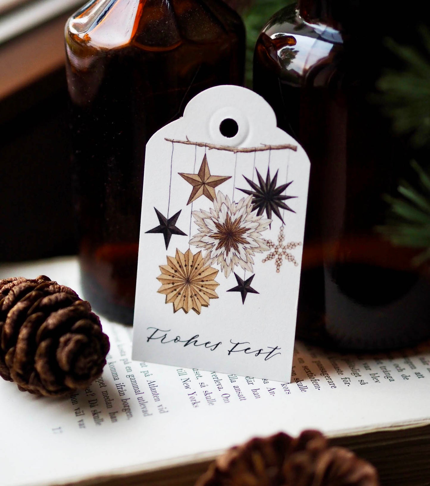 Geschenkanhänger "Frohes Fest"