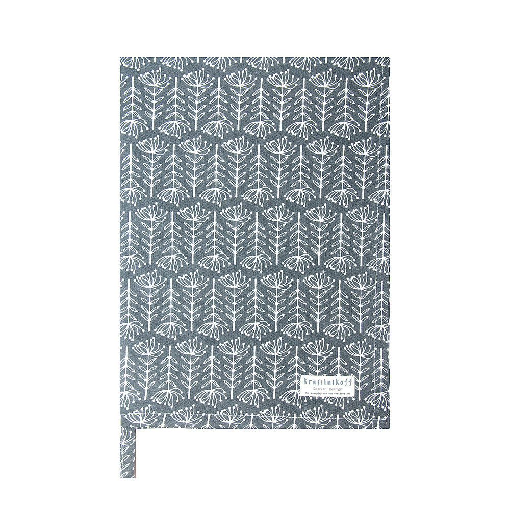 Geschirrtuch Krasilnikoff Fancy Flowers grau