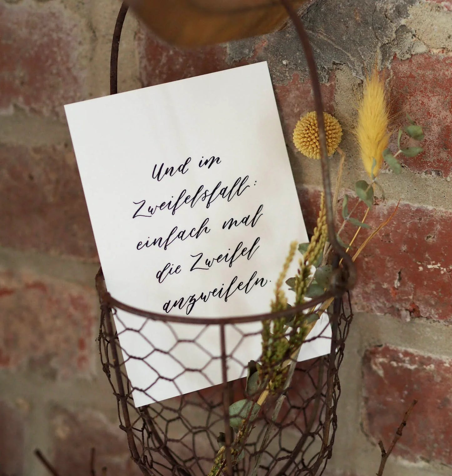 Postkarte "Im Zweifelsfall"