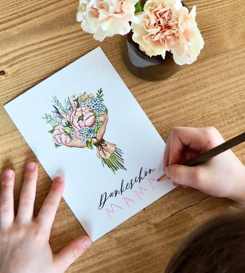 Postkarte „Dankeschön“