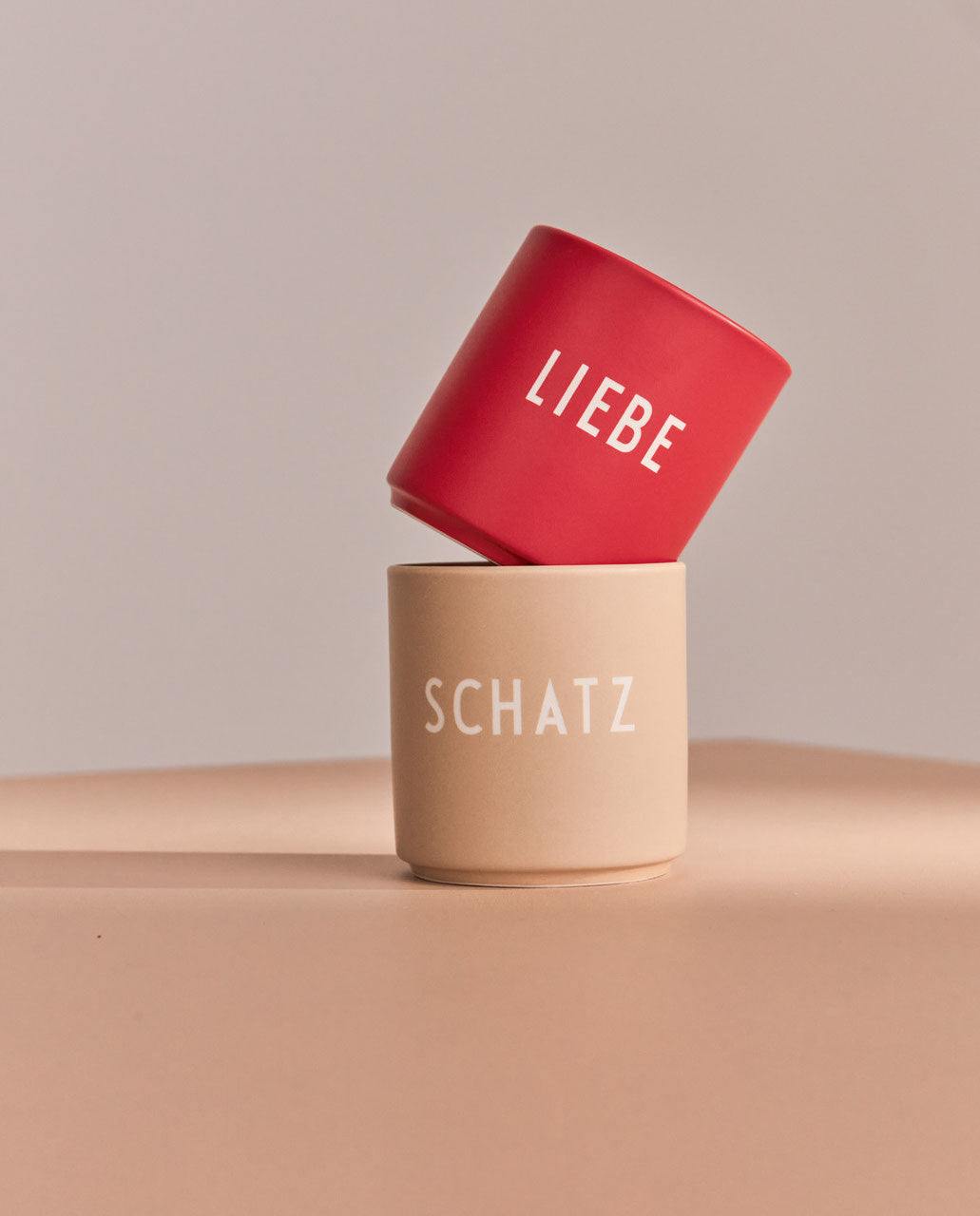 Becher Design Letters Schatz