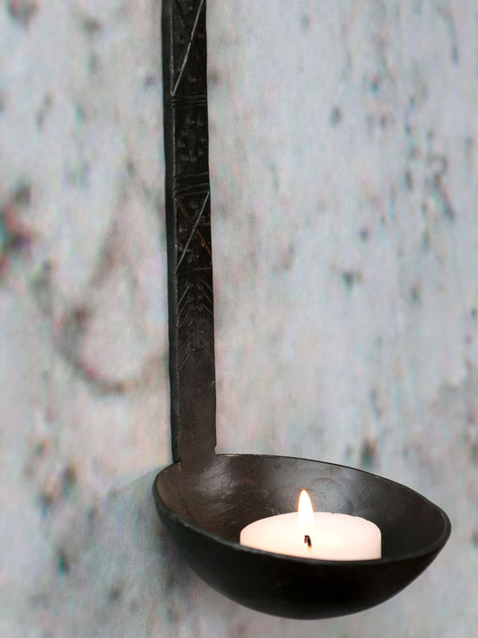 Deko-Kelle zum Hängen schwarz Chic Antique