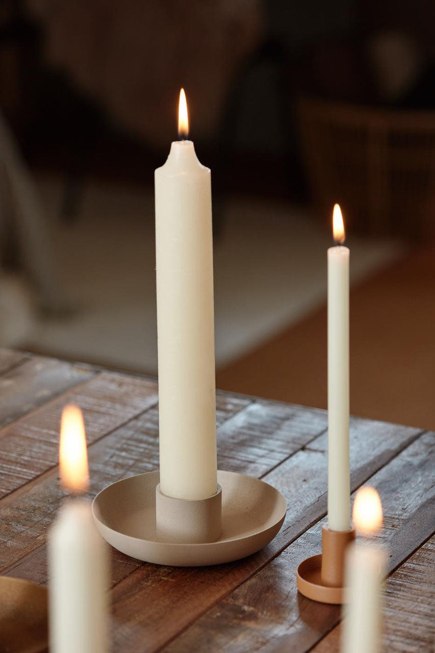 Kerzenhalter für Kirchenkerzen Ø3,8 cm ash grey
