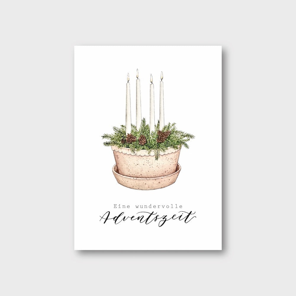 Postkarte „Adventszeit“