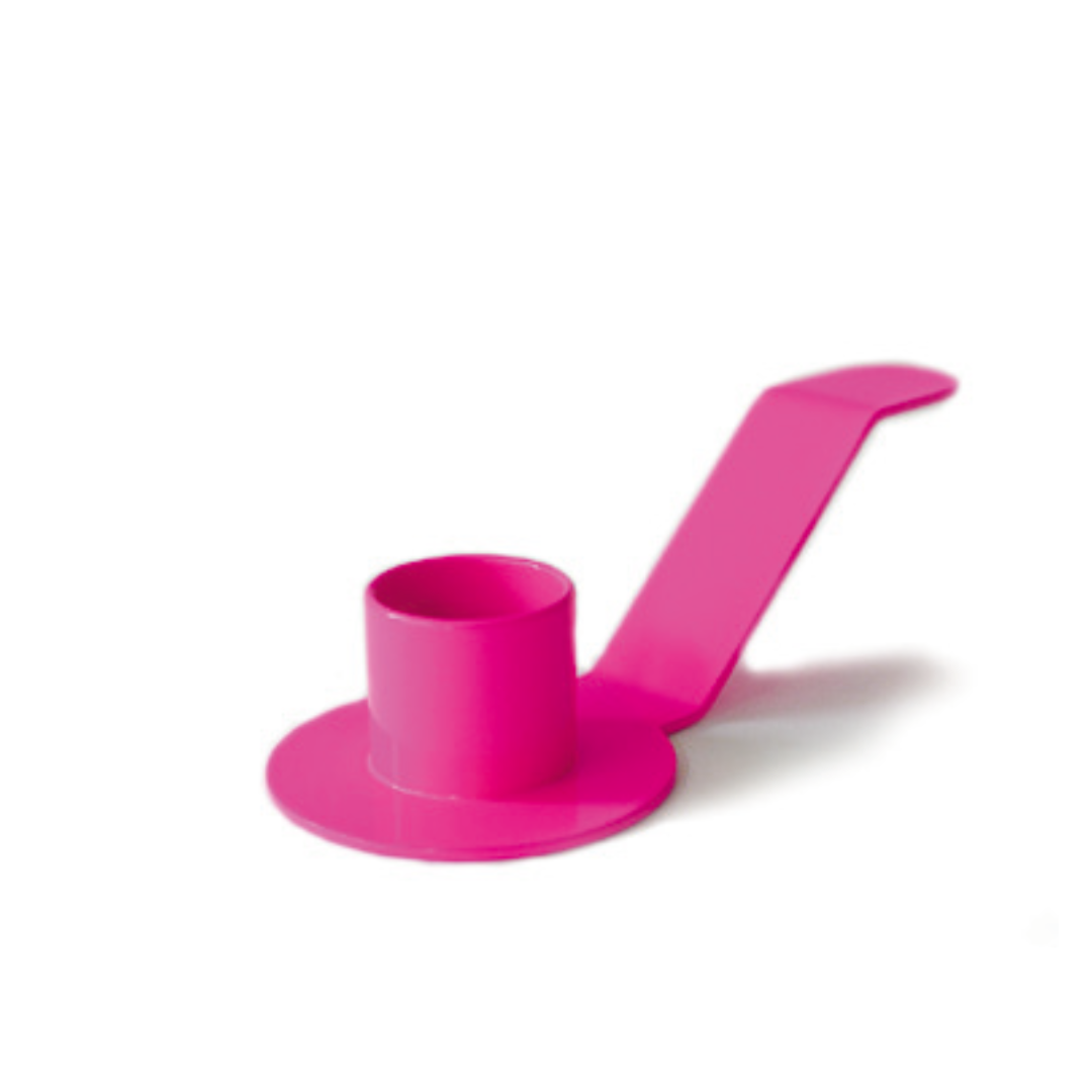 Holde Isolde Kerzenhalter neonpink
