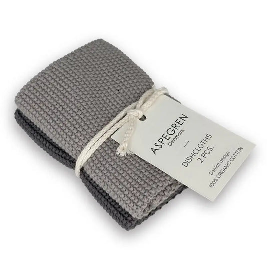 Spüllappen gestrickt Solid gray