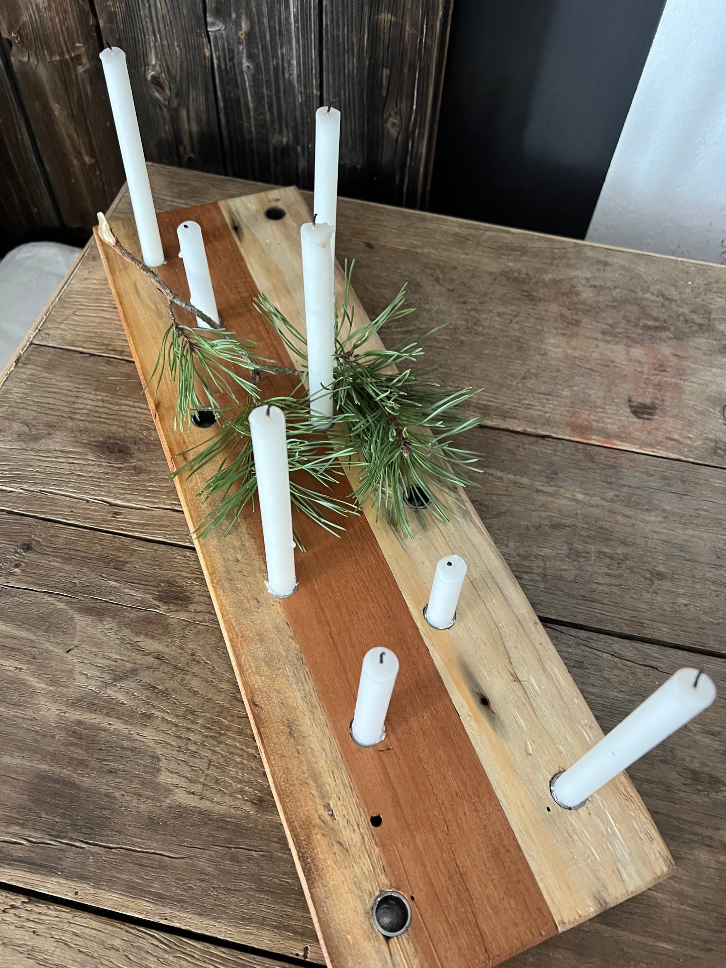 Kerzenhalter Holzbrett Ib Laursen