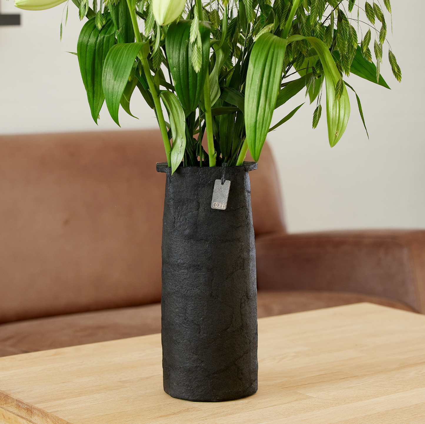 Pulp Vase hoch Lübech Living schwarz