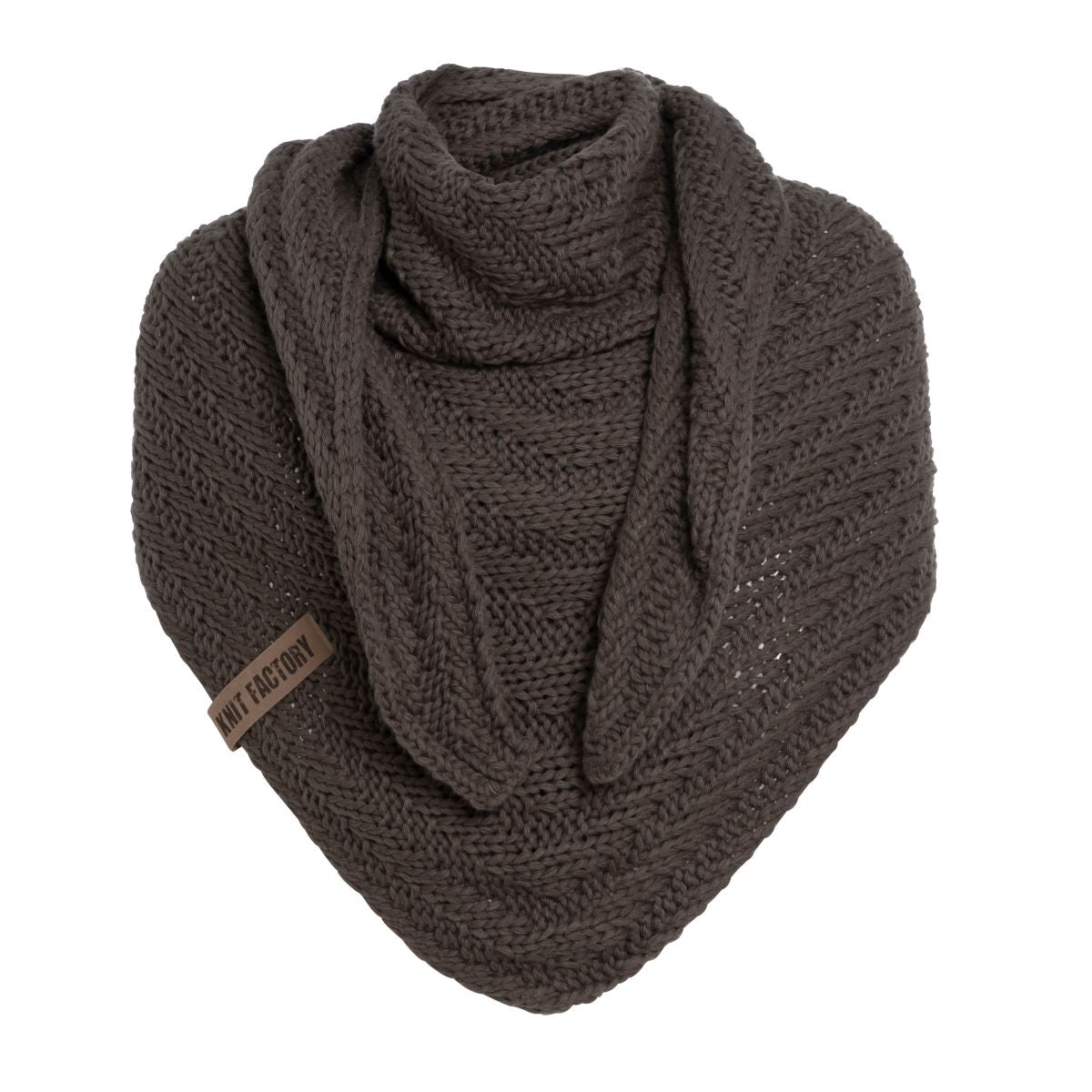 Dreiecksschal Sally taupe