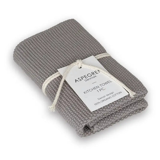 Handtuch gestrickt flint gray