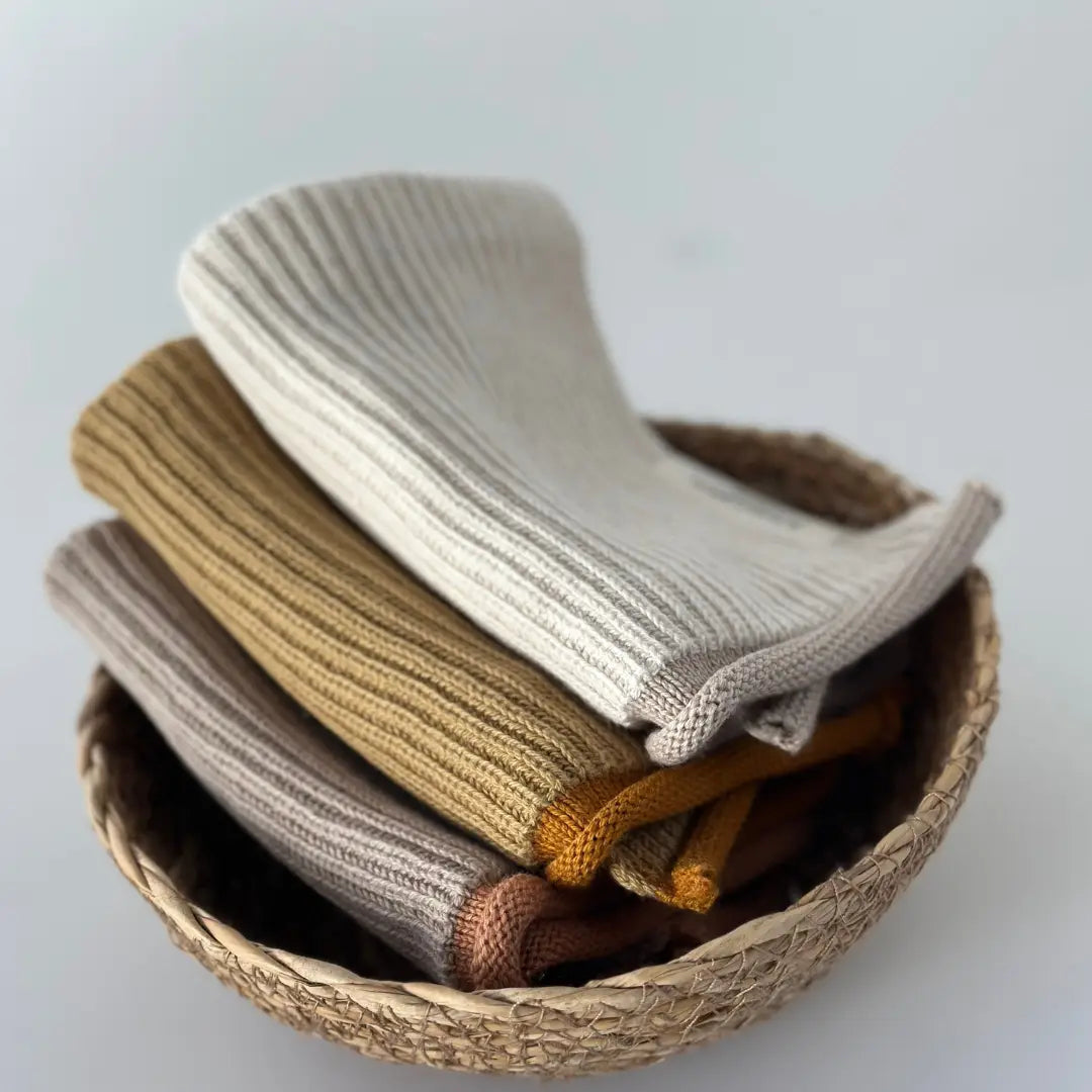 Spüllappen gestrickt Ripple Birch