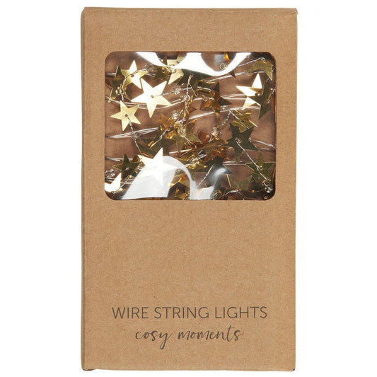 Lichterkette mit goldenen Sternen Ib Laursen