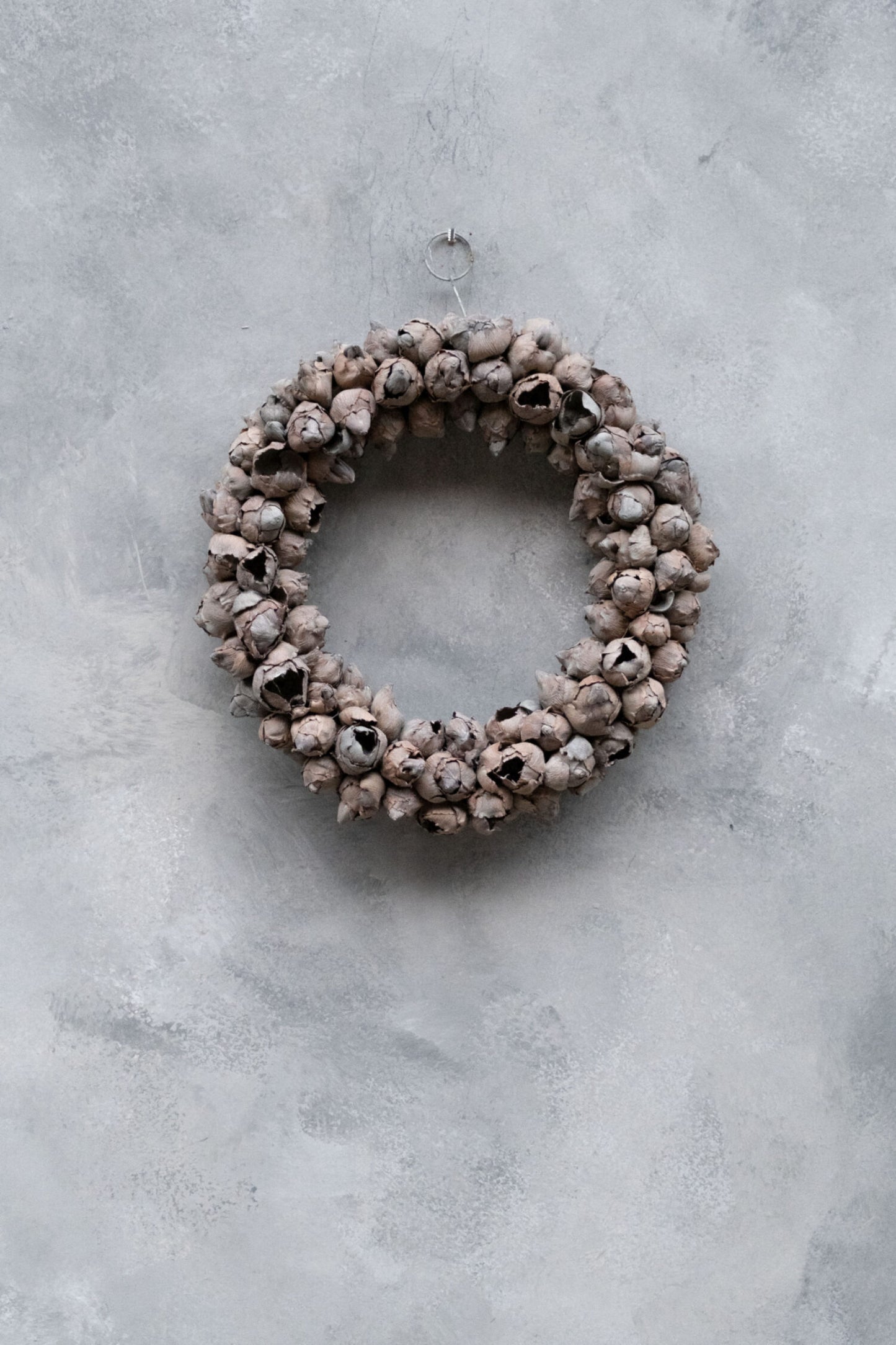 Coco Fruit Kranz grau D: 20cm