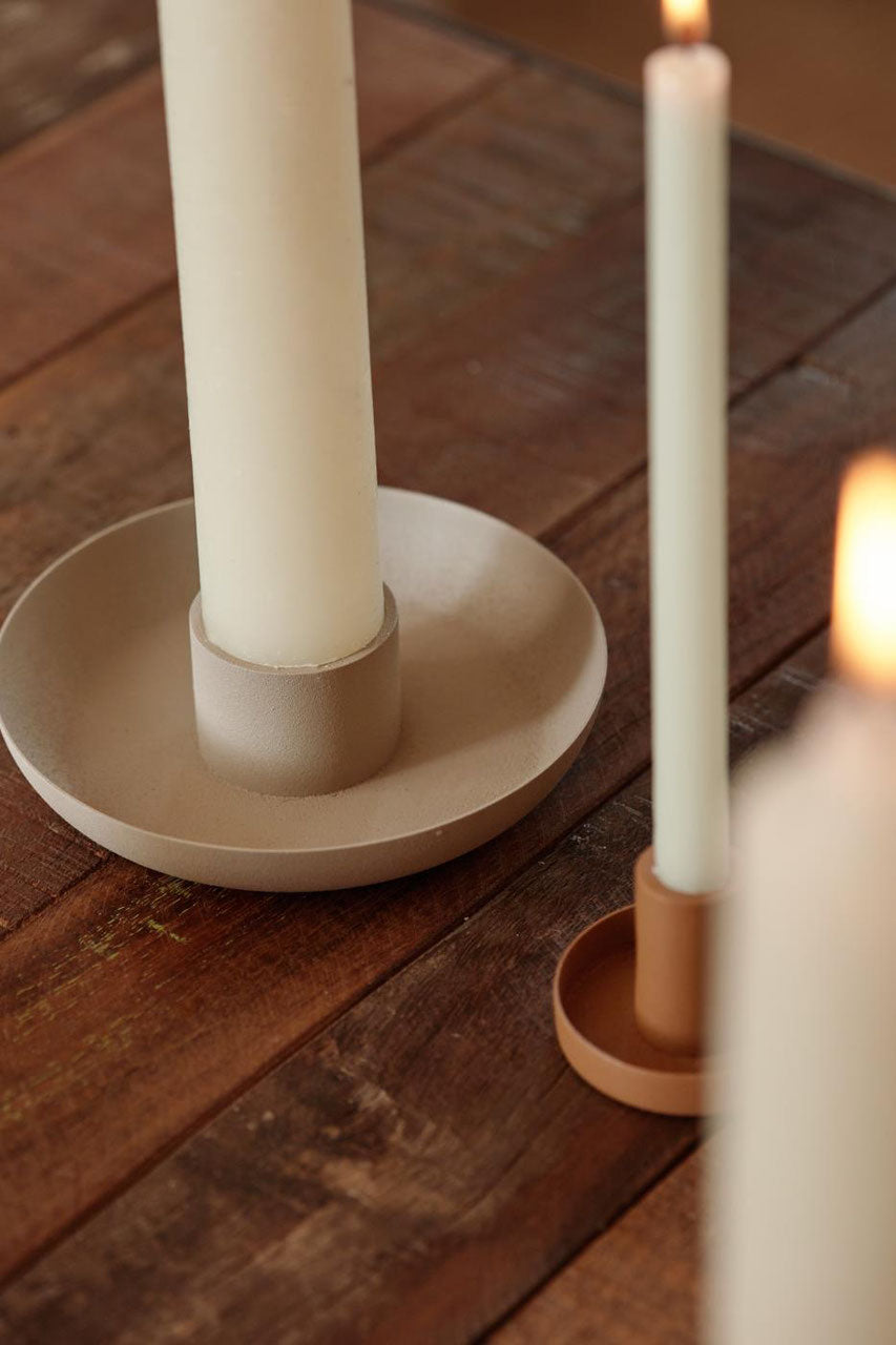 Kerzenhalter für Kirchenkerzen Ø3,8 cm ash grey