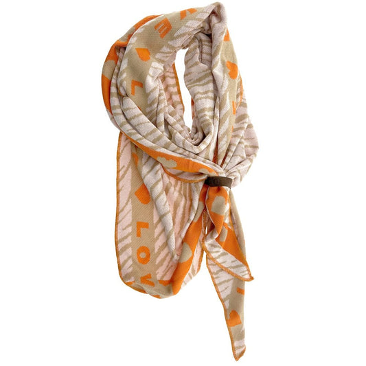 Mae Dreieckstuch beige, orange Lot83