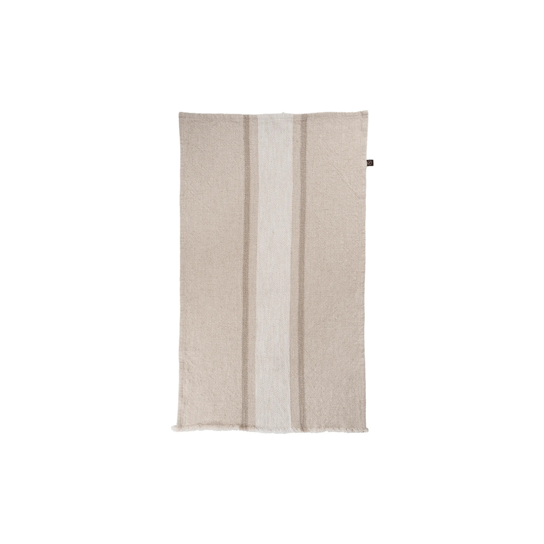 Küchenhandtuch 45x70 natur/braun/weiss