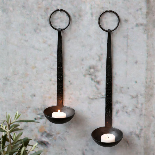 Chic Antique Schöpfkelle Kerzenhalter