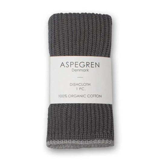 Spüllappen gestrickt Ripple Flint gray