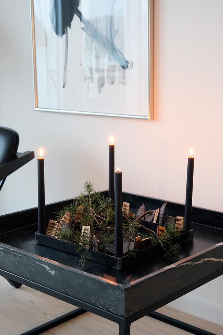 Lucia Adventskerzenhalter quadratisch