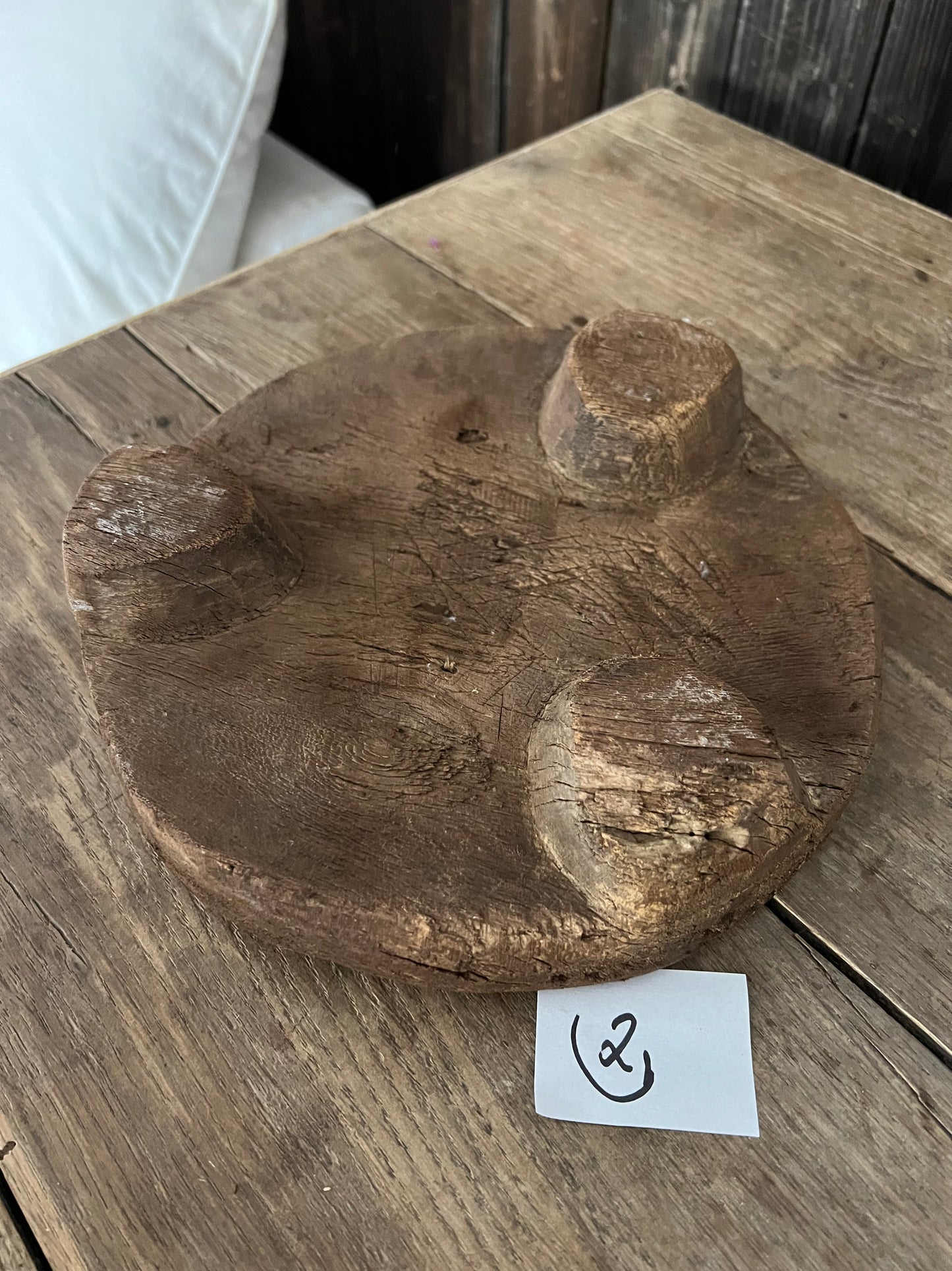 Chapati Platte alt rund