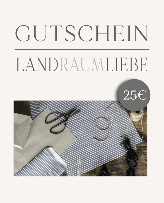 Geschenkgutschein 25€