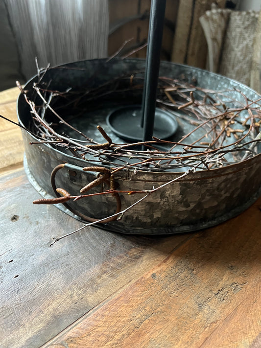 Zinktablett mit Griffen